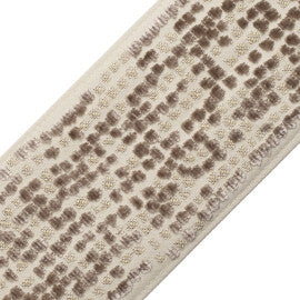Polaris Velvet Border Trim by Samuel & Sons in Topaz