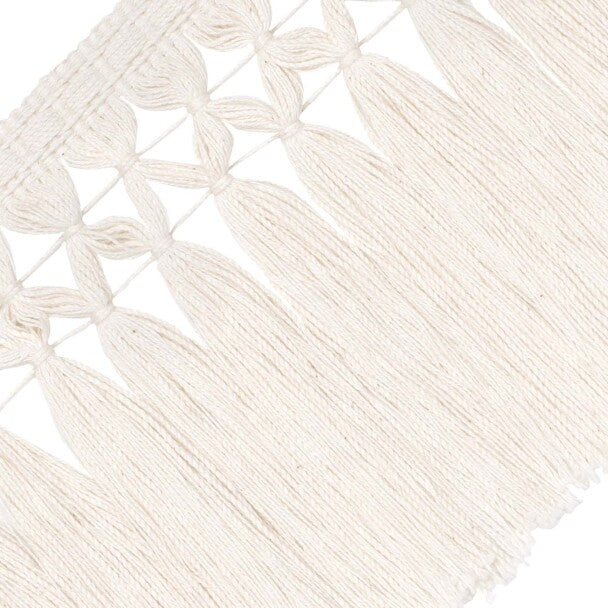 Bali Cotton Skirt Fringe Trim by Samuel & Sons in Cream