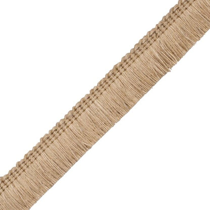 1" Bali Jute Brush Fringe Trim by Samuel & Sons in Burlap
