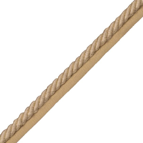 3/8" Bali Jute Cord With Tape Trim by Samuel & Sons in Burlap