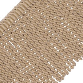 Bali Jute Bullion Fringe Trim by Samuel & Sons in Burlap