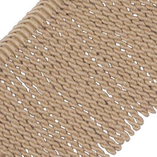 Bali Jute Bullion Fringe Trim by Samuel & Sons in Burlap
