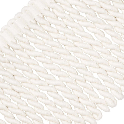 Bali Cotton Jumbo Bullion Fringe Trim by Samuel & Sons in Cream