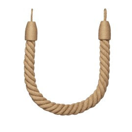 Bali Jute Cable Holdback by Samuel & Sons in Burlap