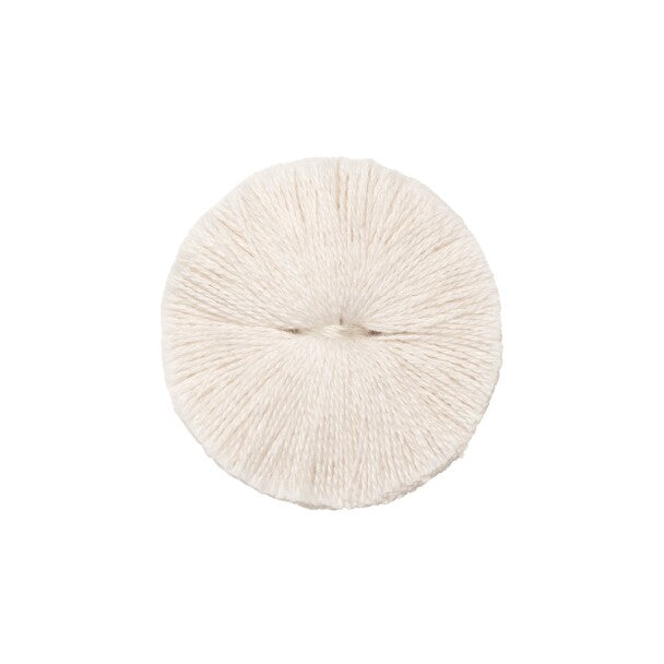 Bali Cotton Tuft by Samuel & Sons in Cream
