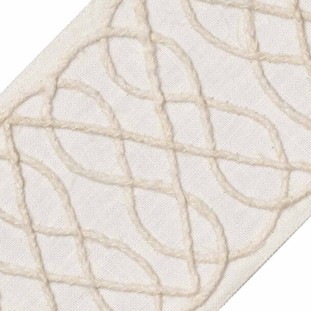 Alaya Jute Border Trim by Samuel & Sons in Cream^^