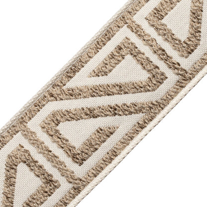 Ayana Bouclé Border Trim by Samuel & Sons in Flax