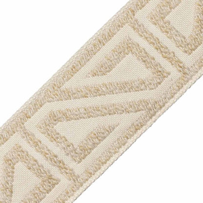 Ayana Bouclé Border Trim by Samuel & Sons in Cream
