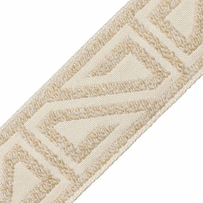 Ayana Bouclé Border Trim by Samuel & Sons in Cream
