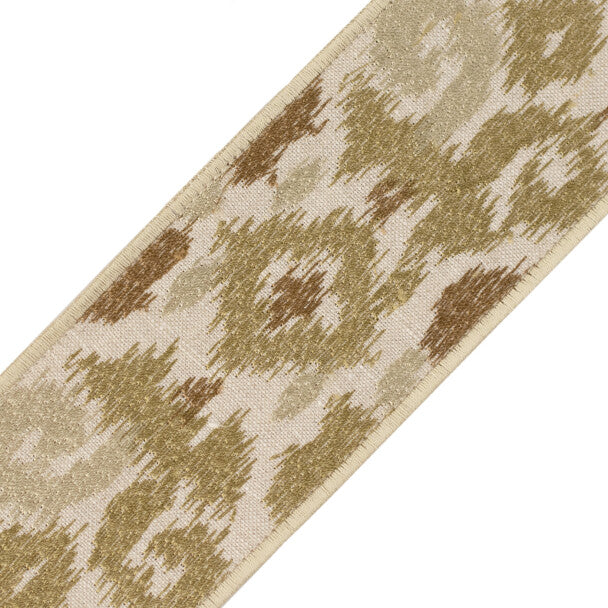 Kauai Embroidered Border Trim by Samuel & Sons in Seagrass