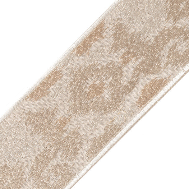Kauai Embroidered Border Trim by Samuel & Sons in Dune
