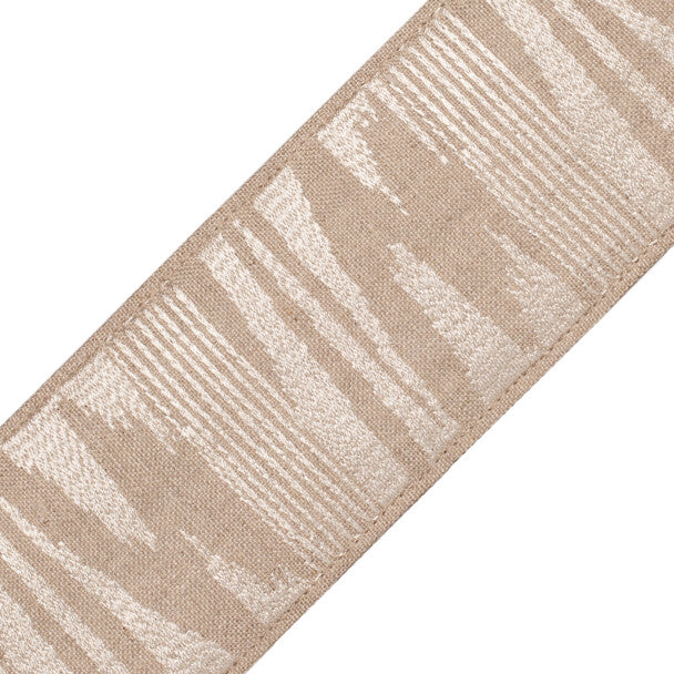 Lanai Embroidered Border Trim by Samuel & Sons in Dune