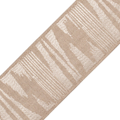 Lanai Embroidered Border Trim by Samuel & Sons in Dune