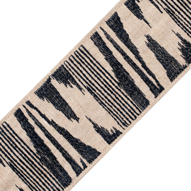 Lanai Embroidered Border Trim by Samuel & Sons in Marine