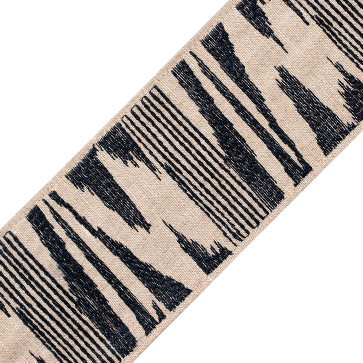 Lanai Embroidered Border Trim by Samuel & Sons in Marine