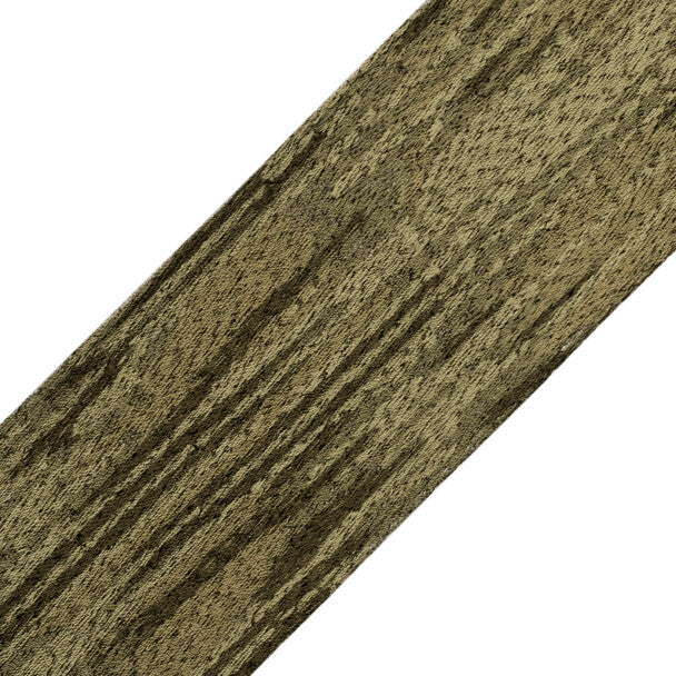 Duca Embroidered Border Trim by Samuel & Sons in Cypress
