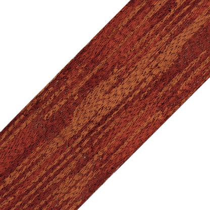 Duca Embroidered Border Trim by Samuel & Sons in Titian Red
