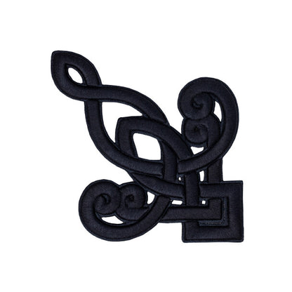 Galeazze Appliqué by Samuel & Sons in Midnight