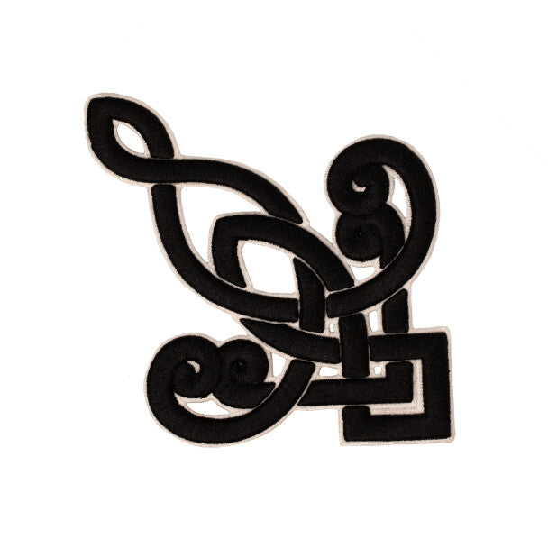 Galeazze Appliqué by Samuel & Sons in Onyx