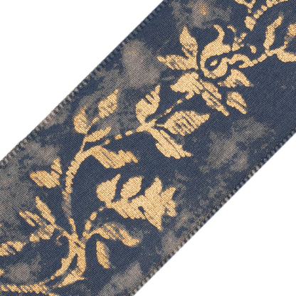 Goldoni Silk Border Trim by Samuel & Sons in Adriatic Sea
