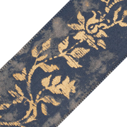 Goldoni Silk Border Trim by Samuel & Sons in Adriatic Sea