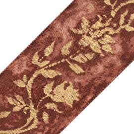 Goldoni Silk Border Trim by Samuel & Sons in Verona Red