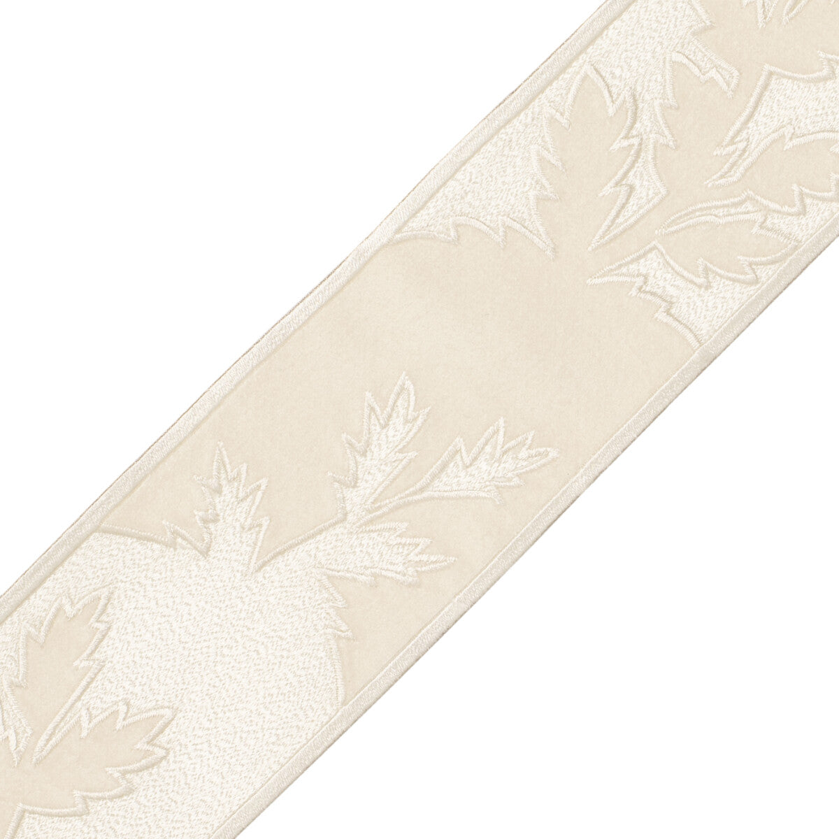 Pisani Appliqué Border Trim by Samuel & Sons in Avorio