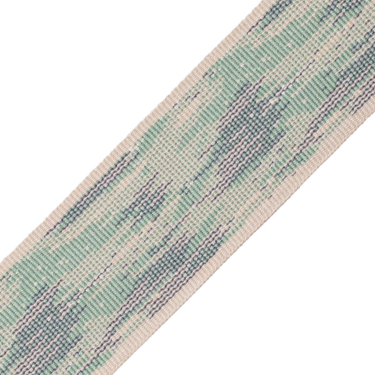 Terrace Ikat Border Trim by Samuel & Sons in Surf