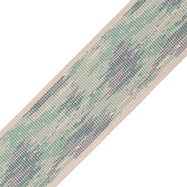 Terrace Ikat Border Trim by Samuel & Sons in Surf