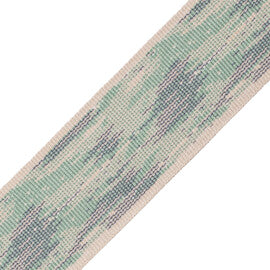 Terrace Ikat Border Trim by Samuel & Sons in Surf