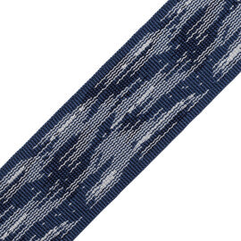 Terrace Ikat Border Trim by Samuel & Sons in Marine