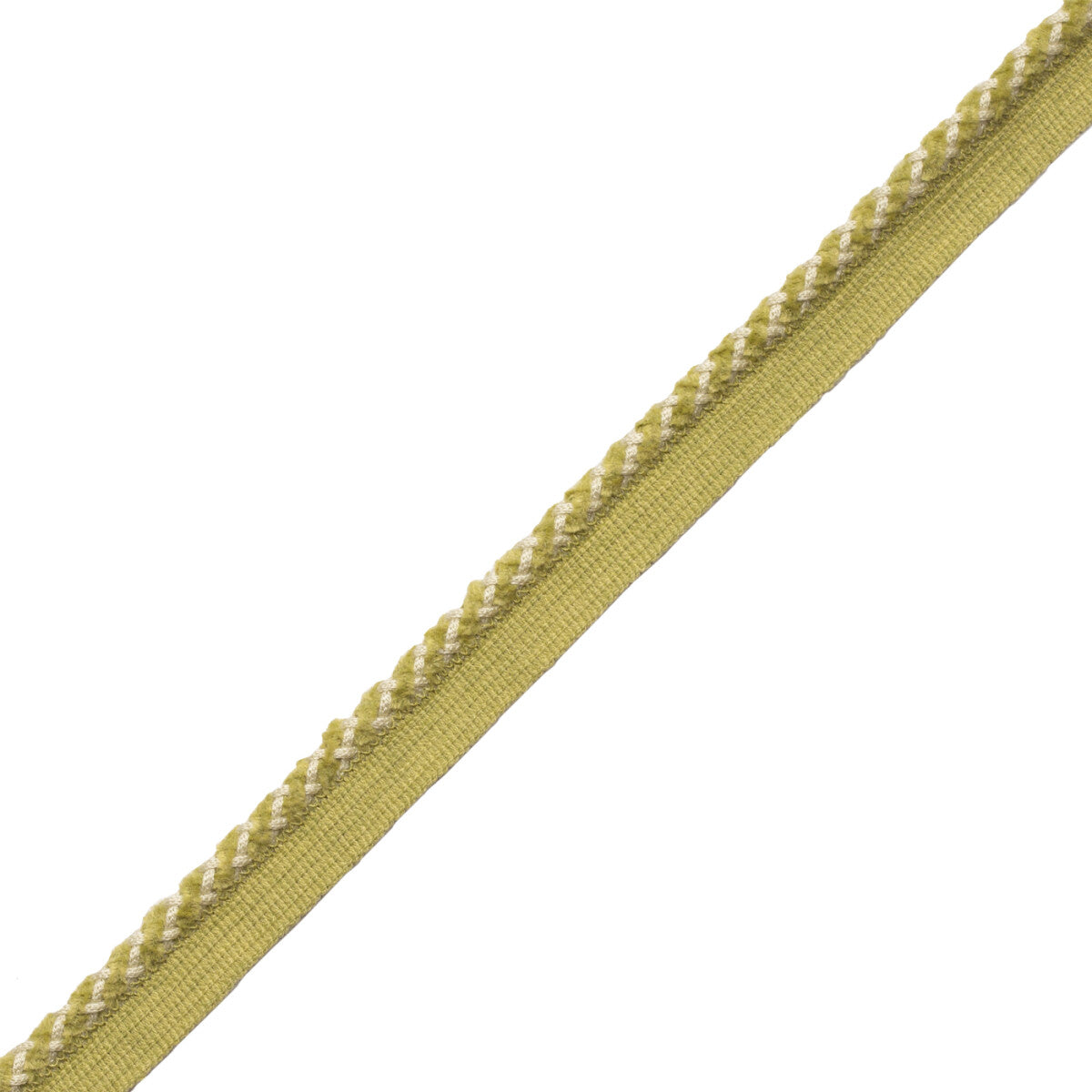 Terrace Cord With Tape Trim by Samuel & Sons in Leaf