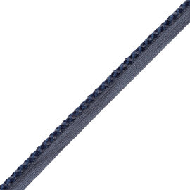 Terrace Cord With Tape Trim by Samuel & Sons in Marine
