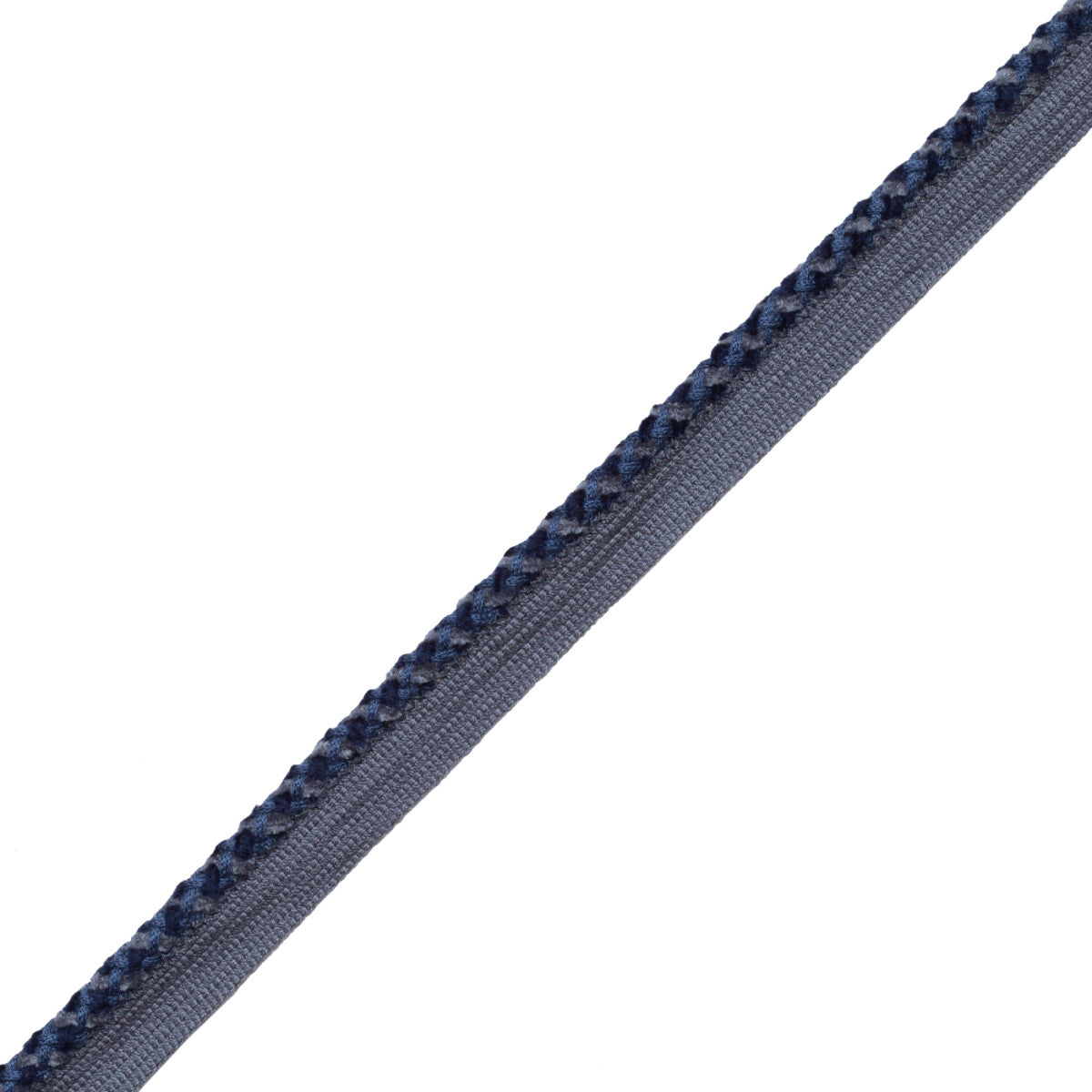 Terrace Cord With Tape Trim by Samuel & Sons in Marine