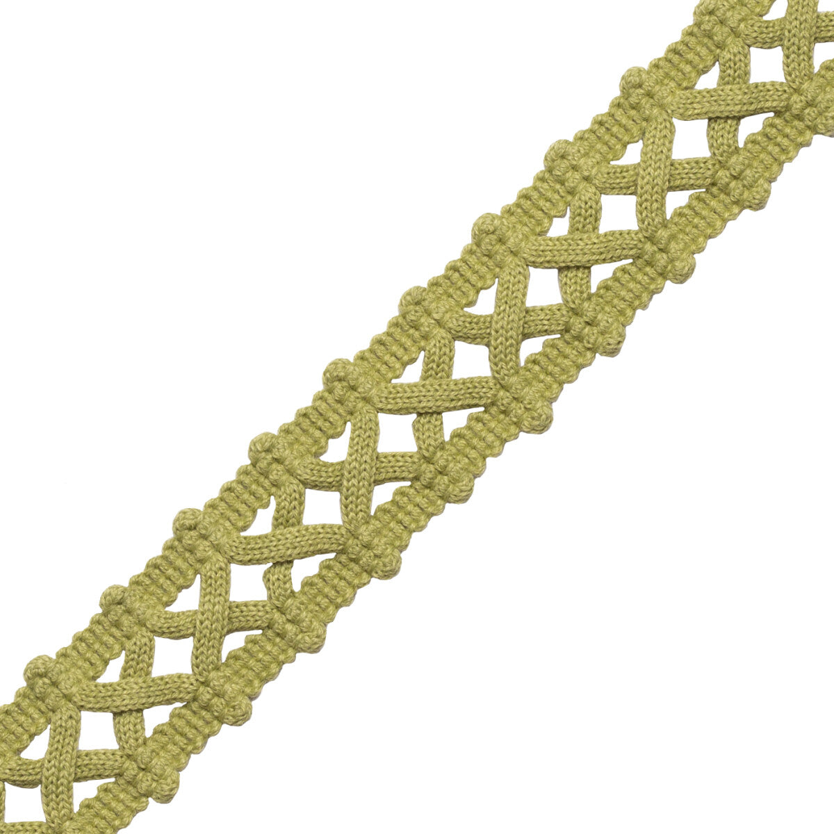 Terrace Openwork Braid Trim by Samuel & Sons in Leaf