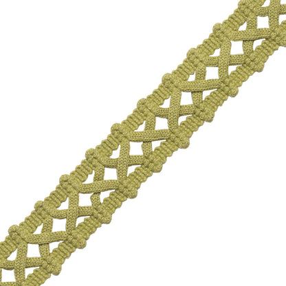 Terrace Openwork Braid Trim by Samuel & Sons in Leaf