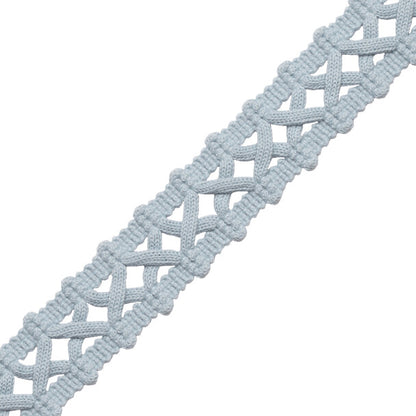 Terrace Openwork Braid Trim by Samuel & Sons in Sky