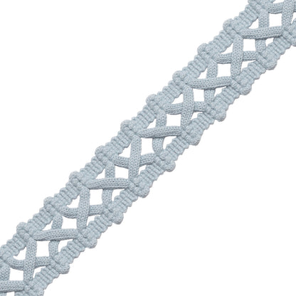 Terrace Openwork Braid Trim by Samuel & Sons in Sky