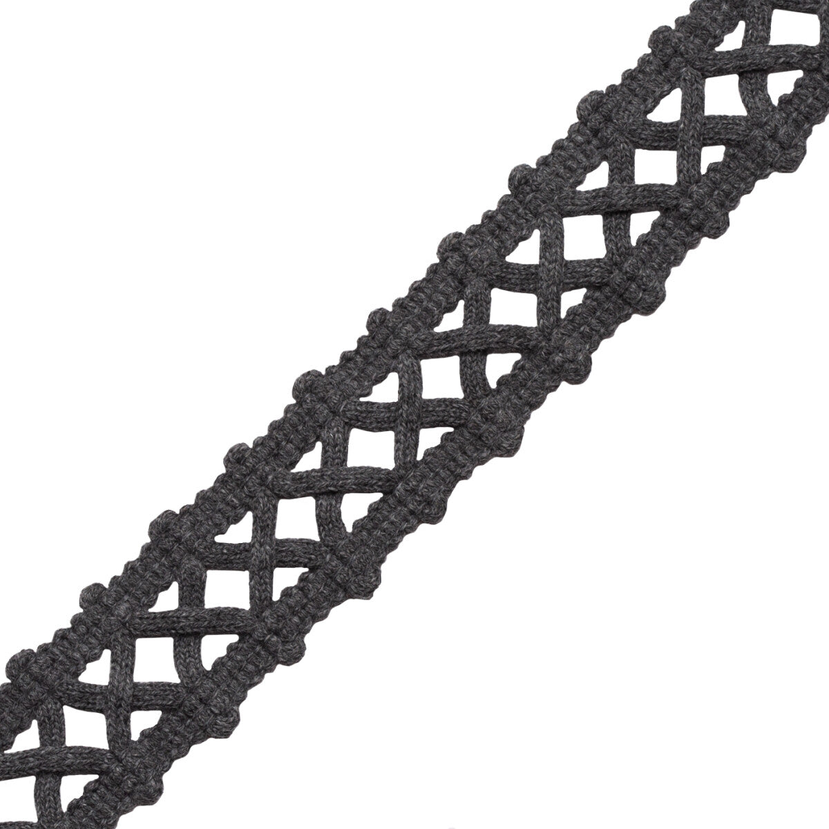 Terrace Openwork Braid Trim by Samuel & Sons in Cobblestone