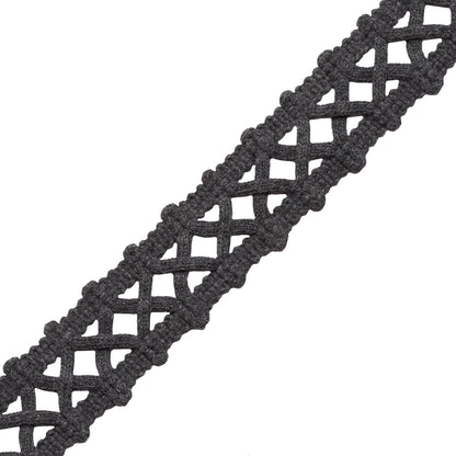 Terrace Openwork Braid Trim by Samuel & Sons in Cobblestone