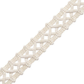 Terrace Openwork Braid Trim by Samuel & Sons in Oyster