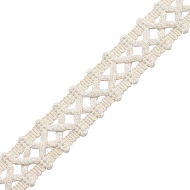Terrace Openwork Braid Trim by Samuel & Sons in Oyster