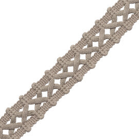 Terrace Openwork Braid Trim by Samuel & Sons in Flax