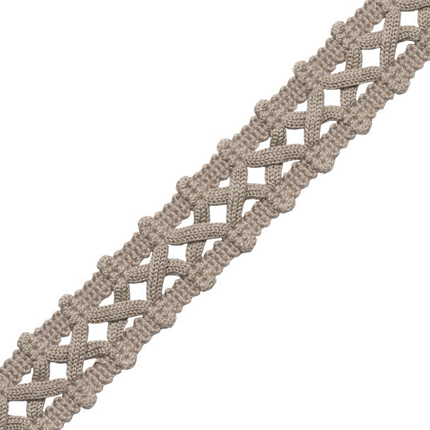 Terrace Openwork Braid Trim by Samuel & Sons in Flax