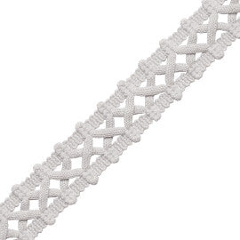 Terrace Openwork Braid Trim by Samuel & Sons in Vapor