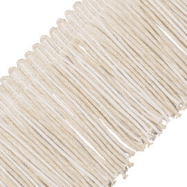 Terrace Chainette Fringe Trim by Samuel & Sons in Oyster