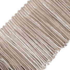 Terrace Chainette Fringe Trim by Samuel & Sons in Flax