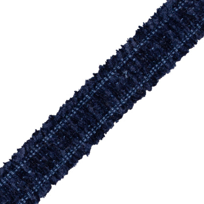 Terrace Chenille Border Trim by Samuel & Sons in Marine