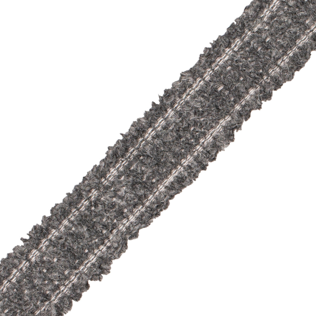 Terrace Chenille Border Trim by Samuel & Sons in Cobblestone