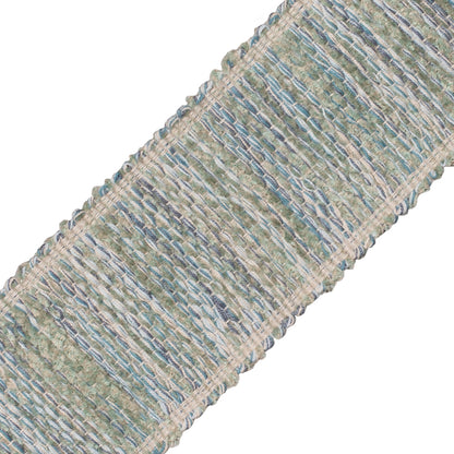 Terrace Strié Chenille Border Trim by Samuel & Sons in Surf
